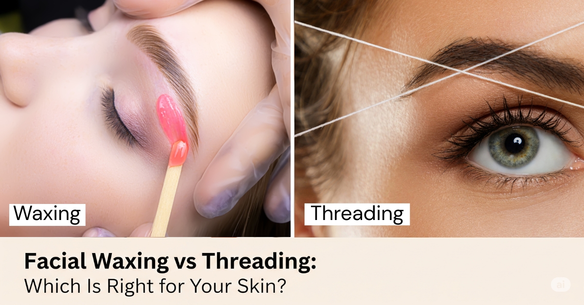 Facial Waxing vs Threading Which Is Best for Your Skin Type