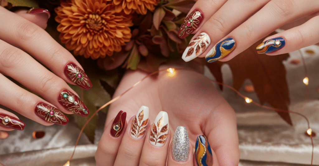 Get Festive Ready: Nail Ideas for November Weddings and Celebrations